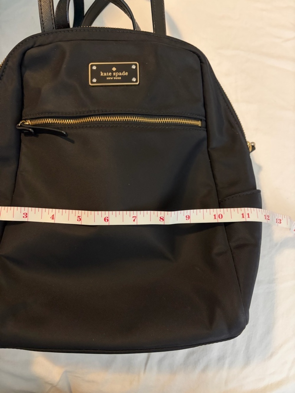 kate spade New York Black Nylon Backpack - Sleek Everyday Bag - Picture 5 of 10